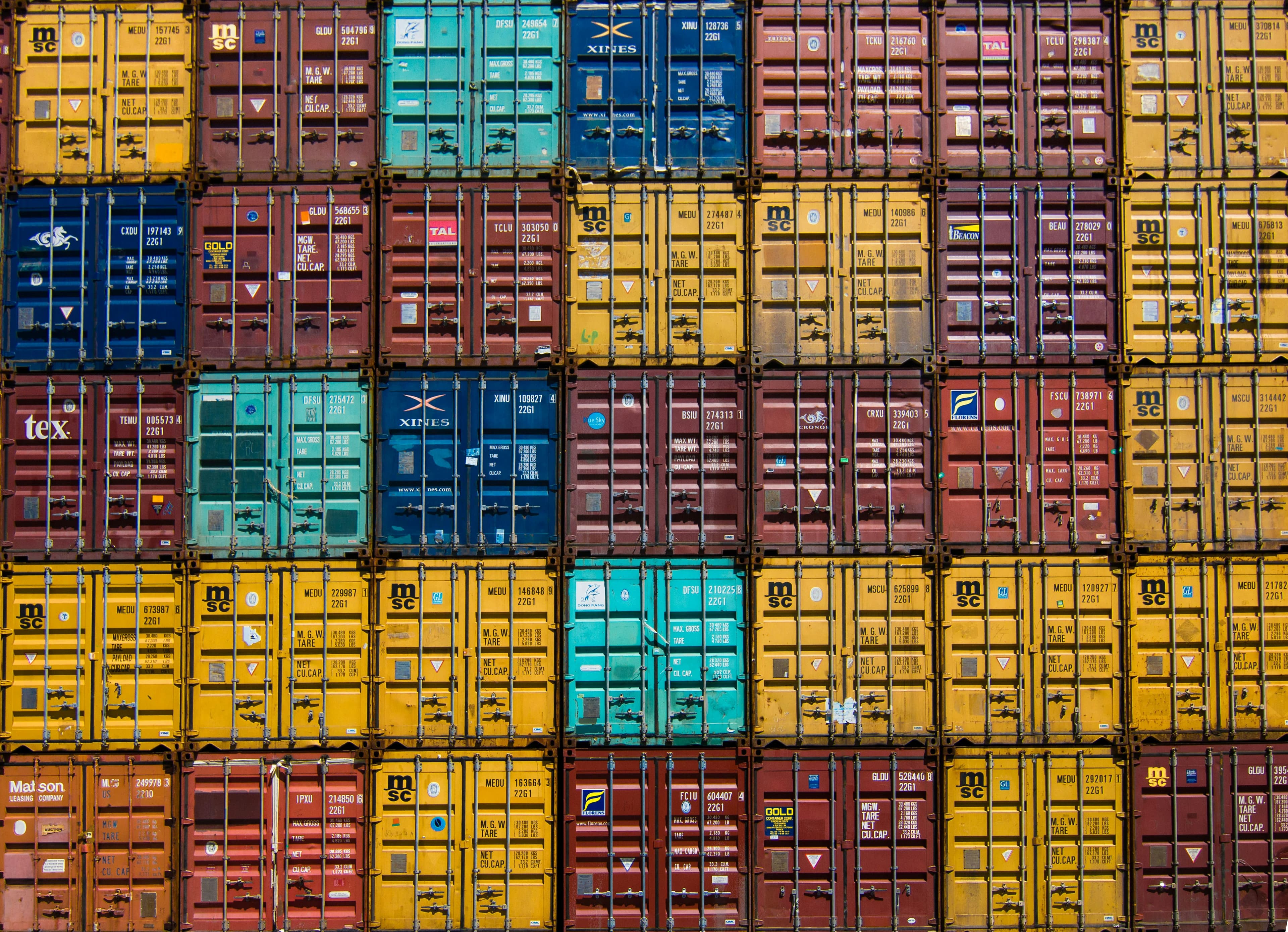 Globale Versand- und Containerlogistik